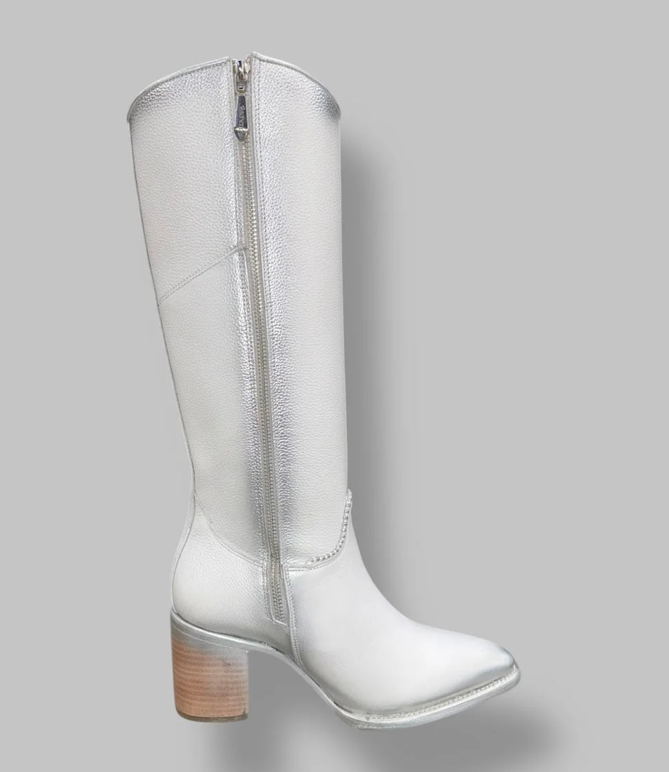 CUADRA WOMEN'S CORDOVA WHITE ZIPPER BOOT