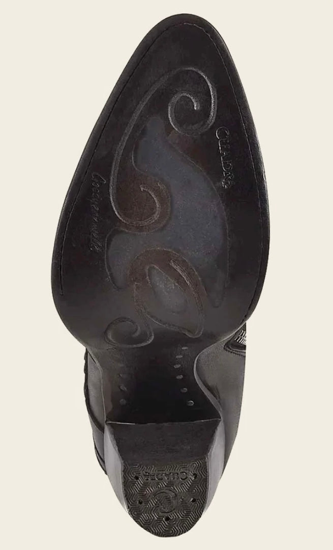 ANKLE BLACK EXOTIC BOOTIE CU618