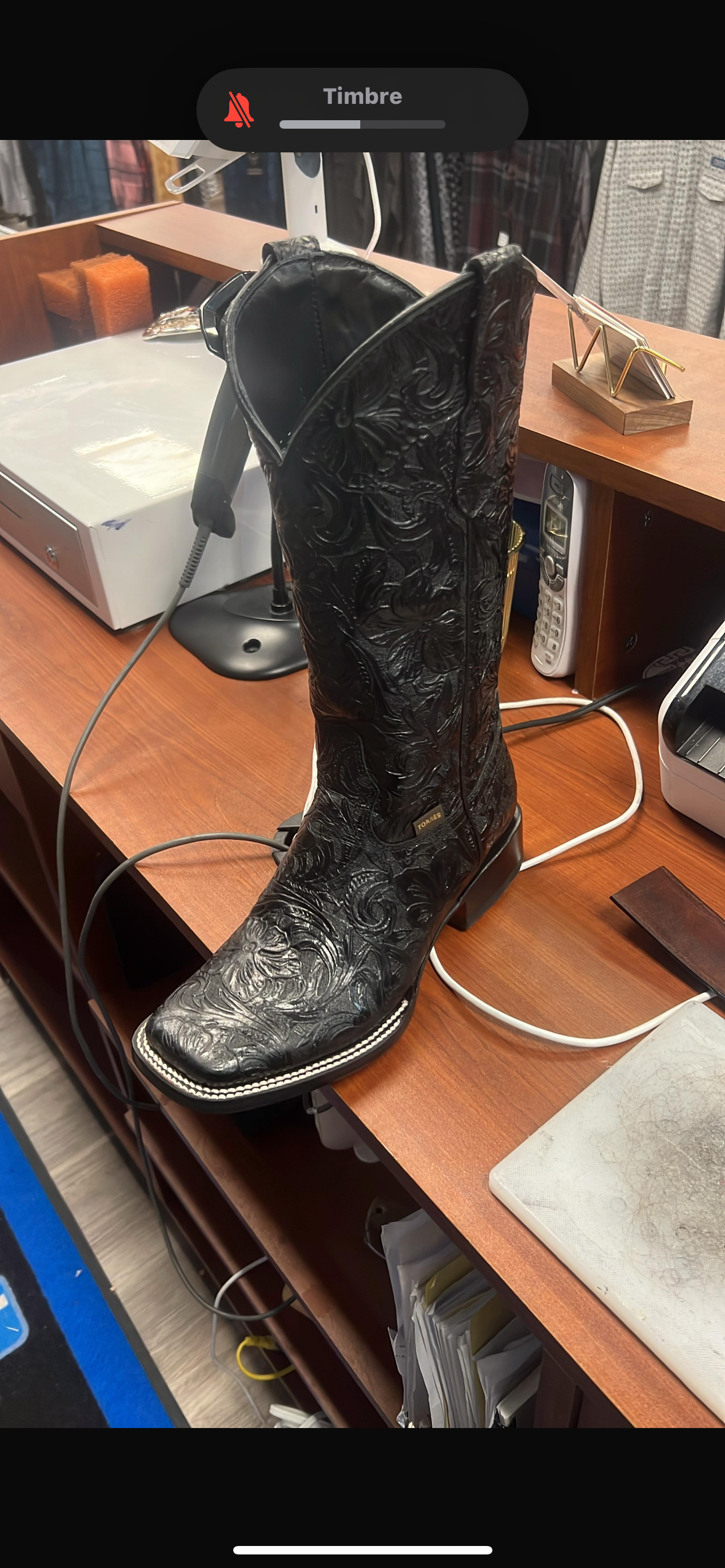 TORRES BOOT CINCELIADA