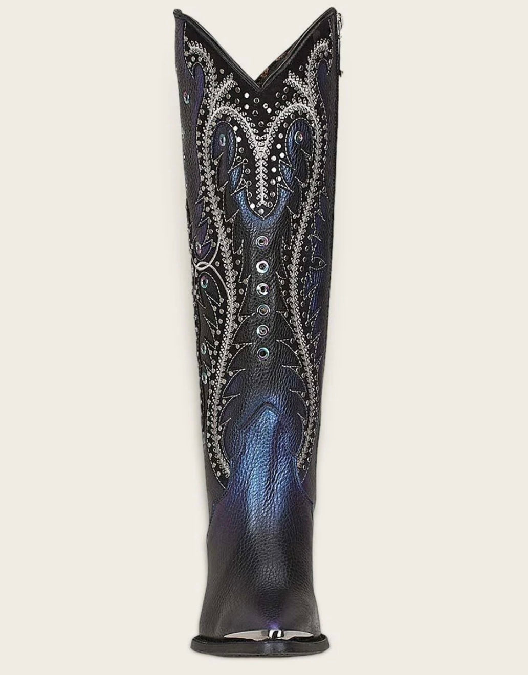 TALL WESTERN STYLE BLUED BOOT CU727