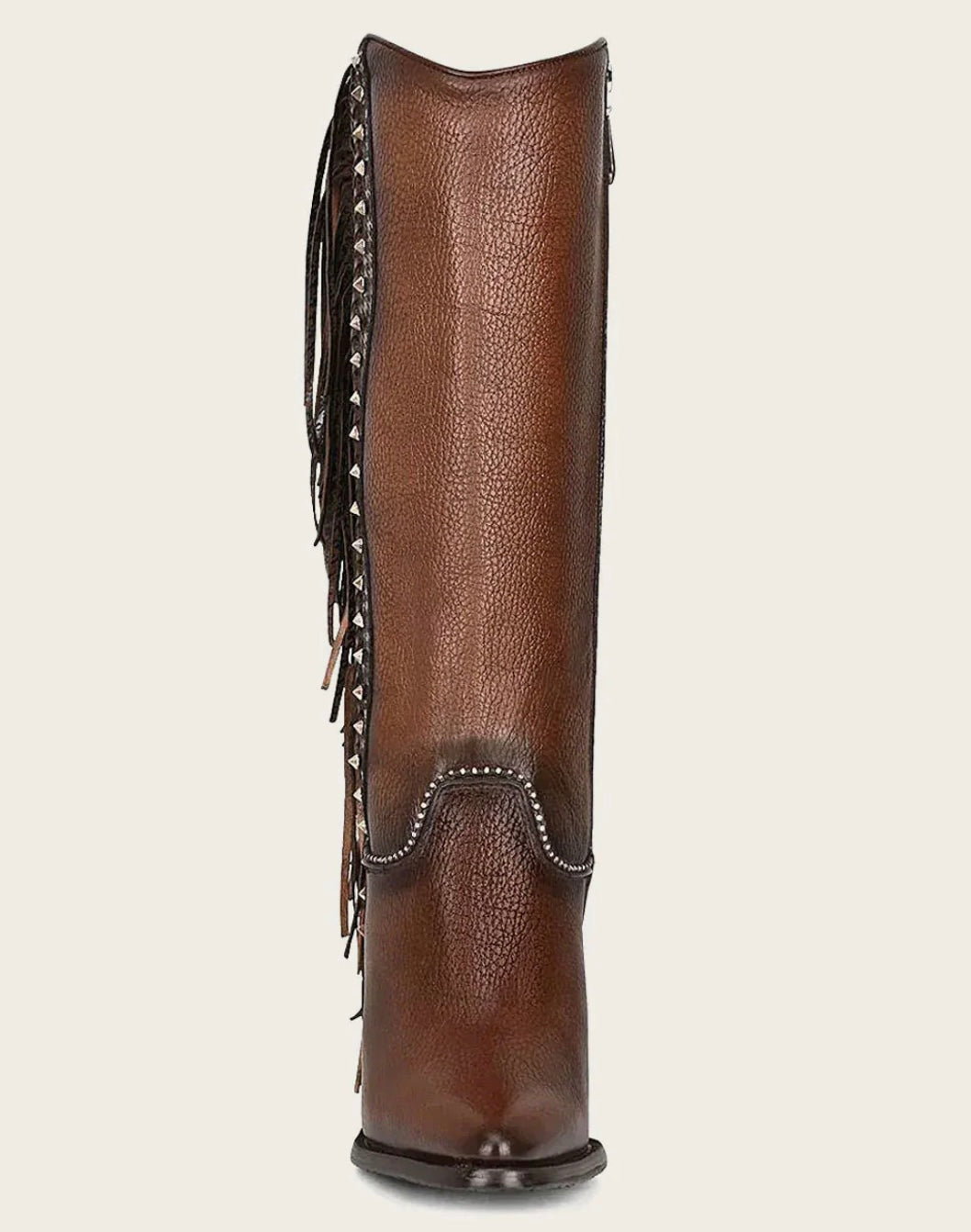 TALL WESTERN STYLE BROWN BOOT CU695