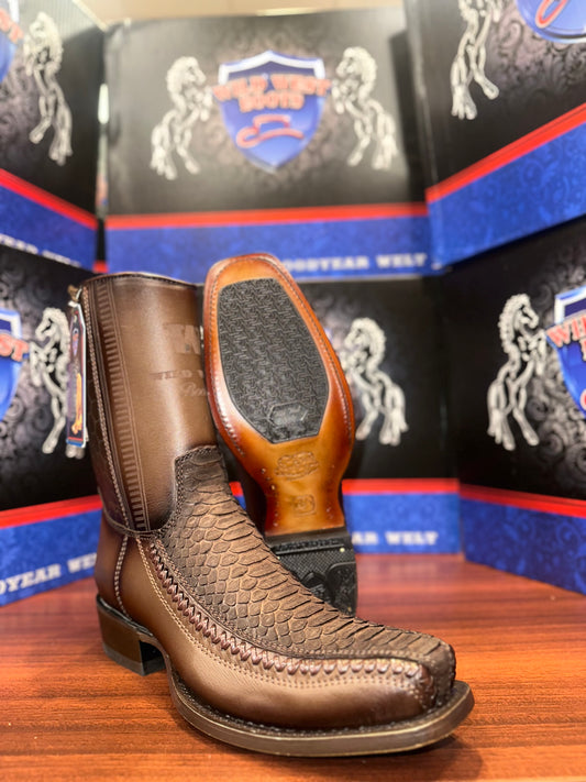 PYTHON WILD WEST BOOTS