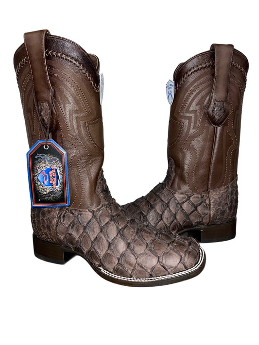 WILD WEST BOOTS PIRARUCO TABACO SQ TOE