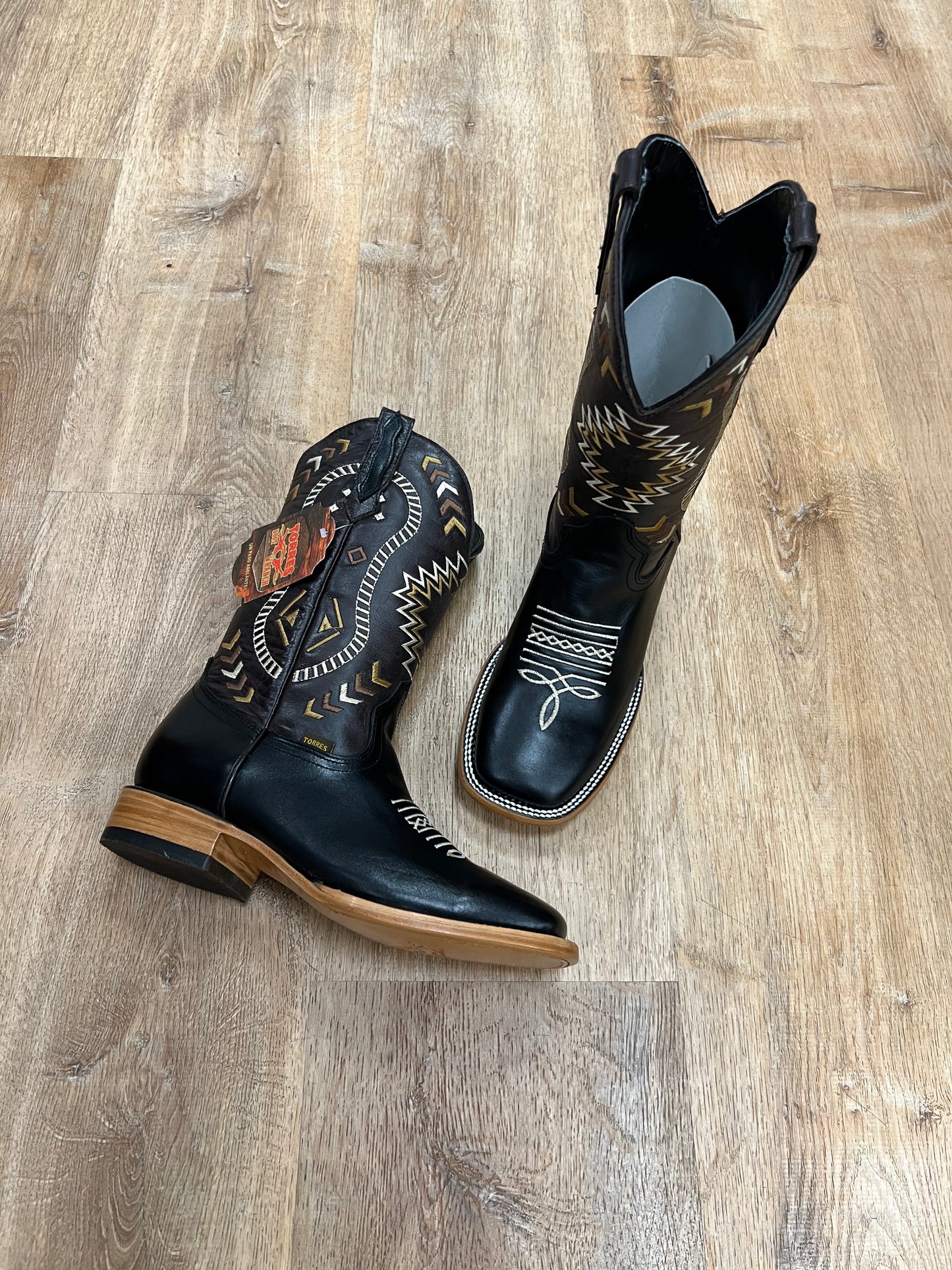 Torres Boot Ranch Pull Up Negro