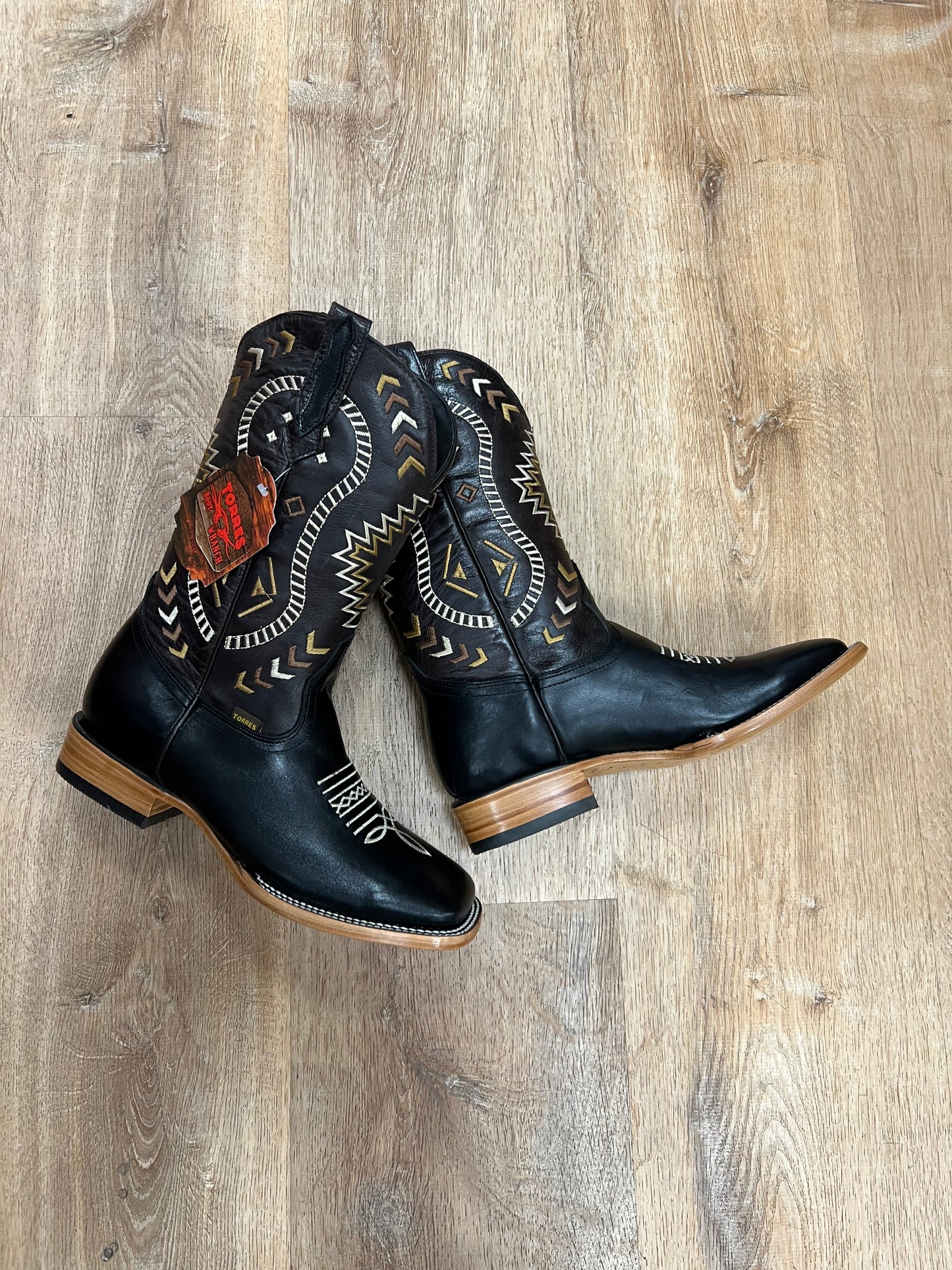 Torres Boot Ranch Pull Up Negro